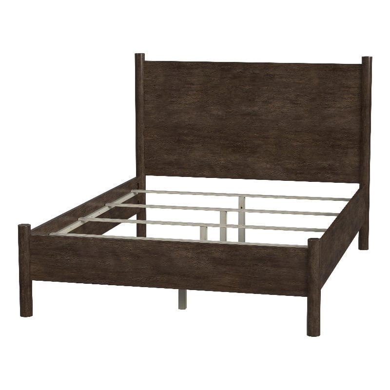 Butler Specialty Company Lennon Rounded Leg Queen Bed - Soft Brown