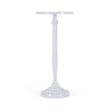 Butler Specialty Company Landon Outdoor Round Metal Pedestal Side Table - Ivory