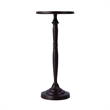Butler Specialty Company Landon Outdoor Round Metal Pedestal Side Table - Bronze