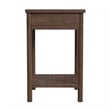 Butler Specialty Company Lennon 1 Drawer Rounded Leg Wood Nightstand -Soft Brown