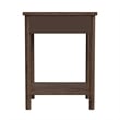 Butler Specialty Company Lennon 1 Drawer Rounded Leg Wood Nightstand -Soft Brown