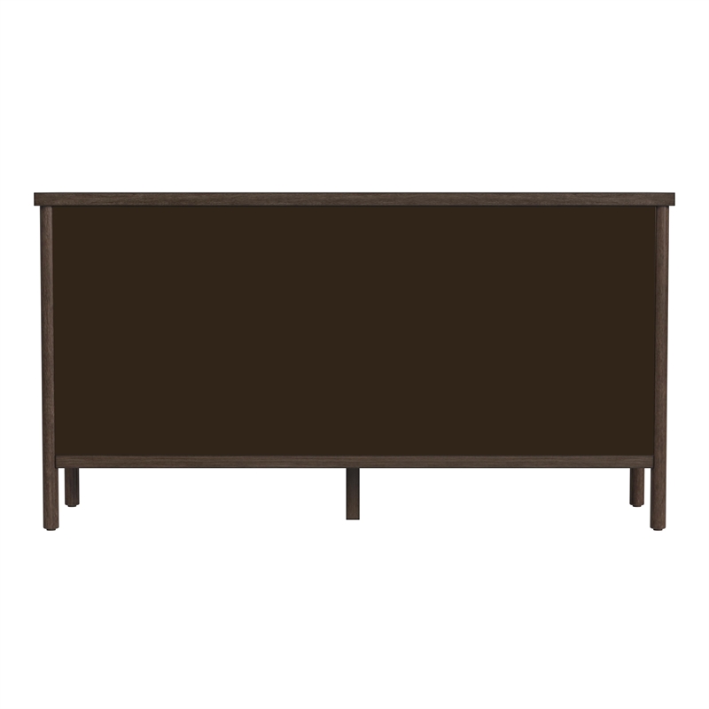 Butler Specialty Company Lennon 6 Drawer Rounded Leg Wood Dresser - Soft Brown