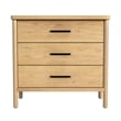 Butler Specialty Company Lennon 3-Drawer Rounded Leg Wood Dresser - Natural