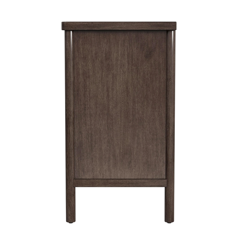 Butler Specialty Company Lennon 3 Drawer Rounded Leg Wood Dresser - Soft Brown