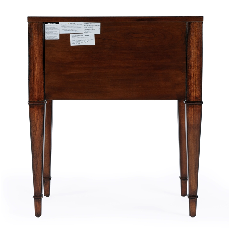 Butler Specialty Company Kai 2 Drawer End Table - Antique Cherry
