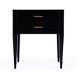 Butler Specialty Company Kai 2 Drawer End Table - Black Licorice