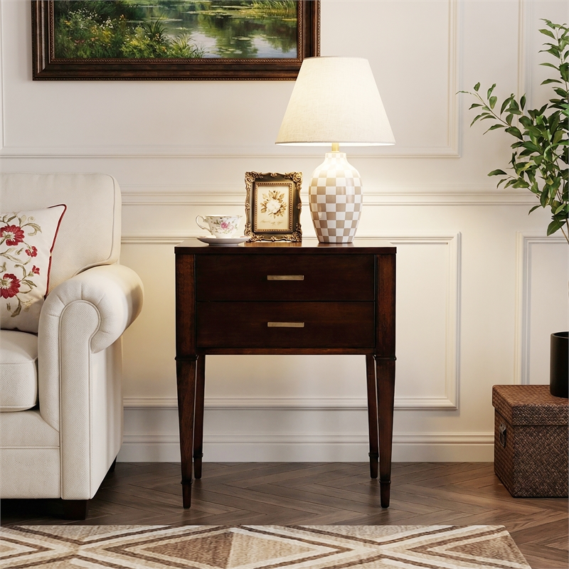 Butler Specialty Company Kai 2 Drawer End Table - Cherry