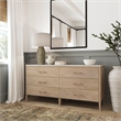 Butler Specialty Company Mayfair 6 Drawer Wood And Marble Dresser - Light Beige