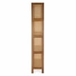 Butler Specialty Company Mesa Cane And Wood 4- Tier Etagere Bookcase - Brown
