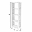 Butler Specialty Company Mesa Cane And Wood 4- Tier Etagere Bookcase - Brown