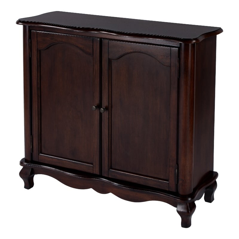 Butler Specialty Company Leyden European Wood Accent Cabinet - Cherry