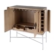 Butler Specialty Company Joanie 2- Door Wine Cabinet - Tan/Beige