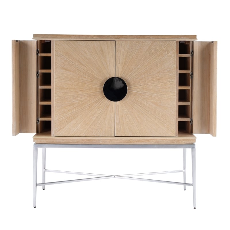 Butler Specialty Company Joanie 2- Door Wine Cabinet - Tan/Beige