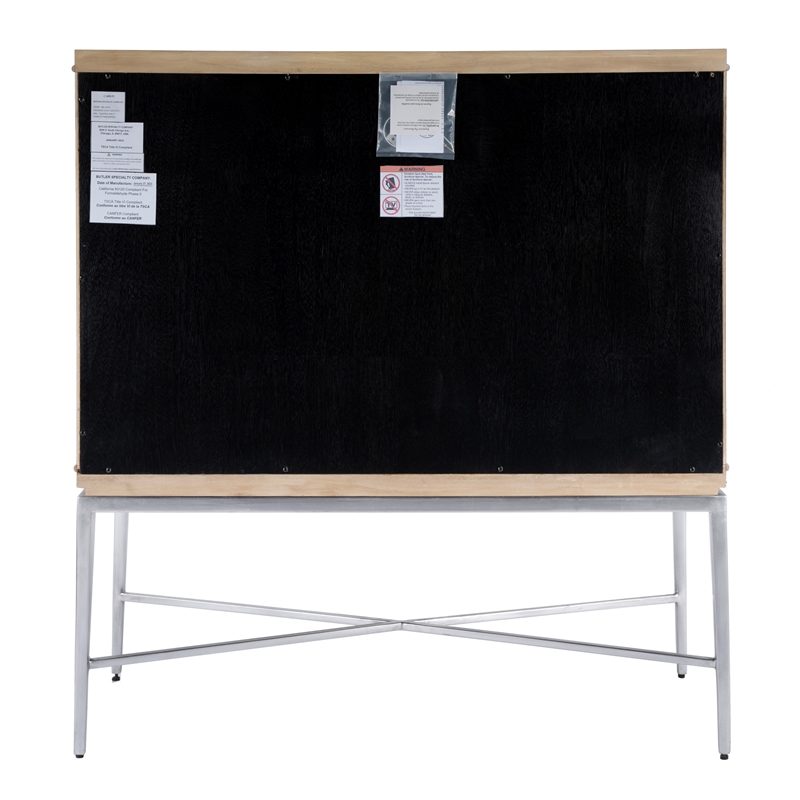 Butler Specialty Company Joanie 2- Door Wine Cabinet - Tan/Beige