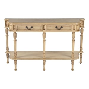 butler specialty company merrion console table - antique beige