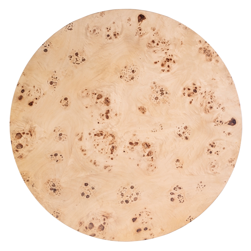 Butler Specialty Company Billie Round Burl Coffee Table - Light Brown Burl