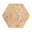 Butler Specialty Company Billie Burl Wood Hexagon Side Table - Light Burl