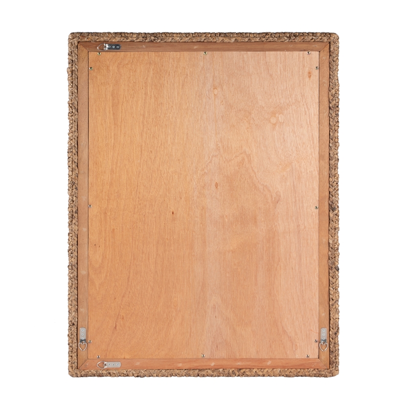 Butler Specialty Company Gloucester Woven Banana Leaf Wall Mirror - Brown