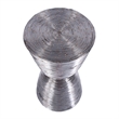 Butler Specialty Company Angelo Drum End Table - Polished Silver