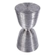 Butler Specialty Company Angelo Drum End Table - Polished Silver