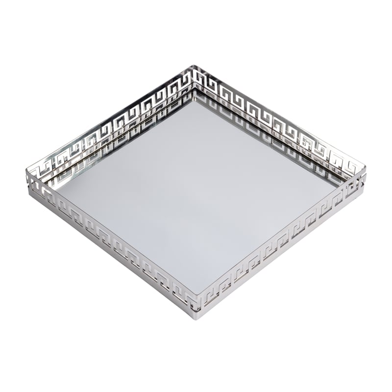 Butler Specialty Company Cleo Square Serving Tray - Polished Silver