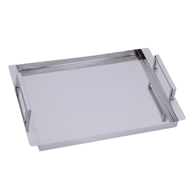 Butler Specialty Company Eva Rectangle  Serving Tray - Polished Silver