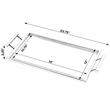Butler Specialty Company Tara Rectangle Serving Tray - Polished Silver
