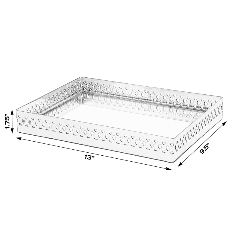 Butler Specialty Company Lamont Rectangle Serving Tray - Polished Gold