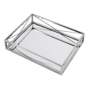 Butler Specialty Company Cosgrove Rectangle Serving Tray - Polished Silver