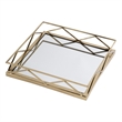 Butler Specialty Company Lydon Rectangle Mirrored Serving Tray - Polished Gold