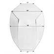 Butler Specialty Company Carter Side Table - Polished Silver