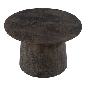 Butler Specialty Company Hattie 23.5&quotW Round Drum Coffee Table - Antique Walnut