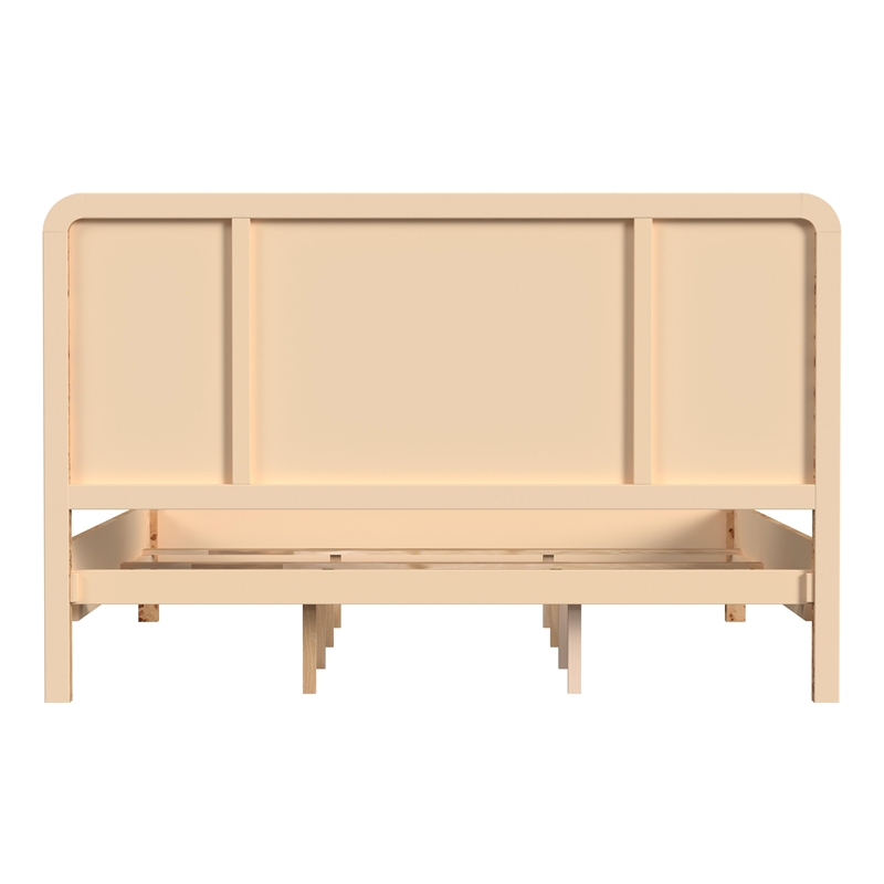Butler Specialty Company Cora King Burl Wood Panel Bed - Natural