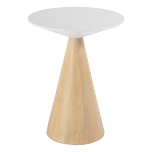 Butler Specialty Company Via 20&quotW Round Solid Wood Side Table - Natural