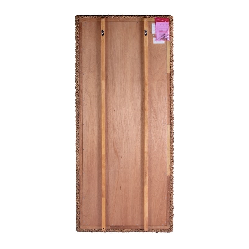 Butler Specialty Company Gloucester Woven Floor Mirror - Banana Leaf