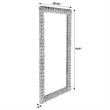 Butler Specialty Company Gloucester Woven Floor Mirror - Banana Leaf
