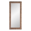 Butler Specialty Company Gloucester Woven Floor Mirror - Banana Leaf