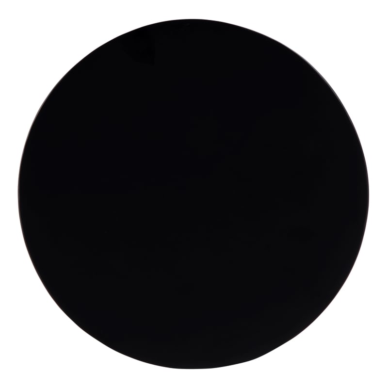 Butler Specialty Company Zola Round Wood and Iron Side Table - Black