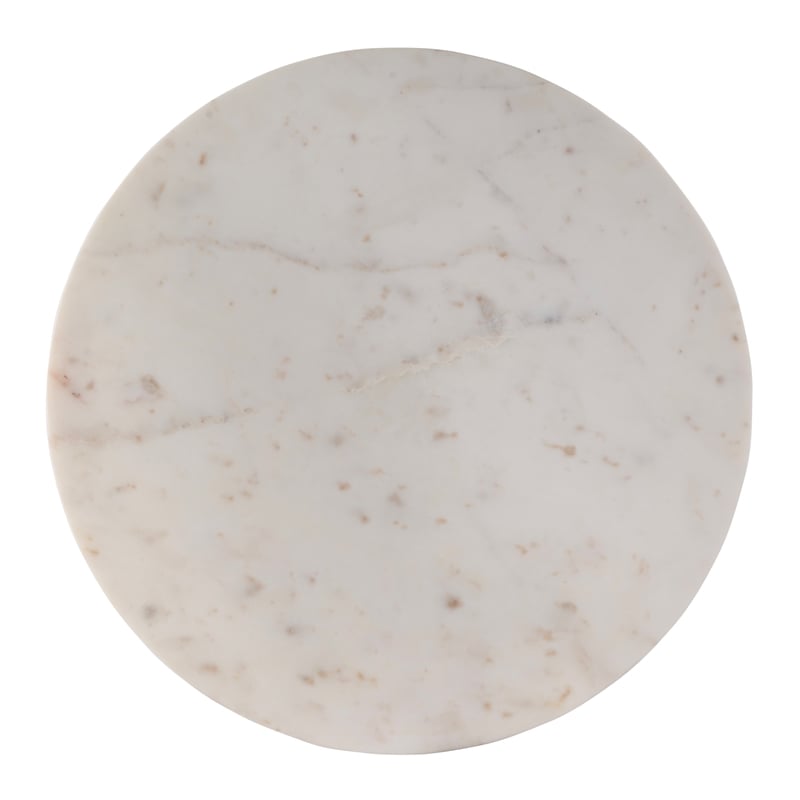 Butler Specialty Company Elio Round Marble and Iron Accent Table