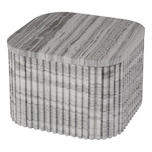 Butler Specialty Company Sylvester Rectangular Marble Side Table - Gray