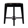 Butler Specialty Company Dryden Round Cane and Wood Stool - Brown
