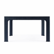 Butler Specialty Company Chatham Glass And Raffia Square Coffee Table - Navy
