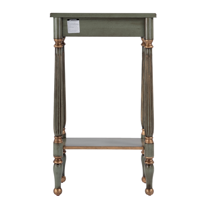 Butler Specialty Company Whitney 17.5 in. W Wood Console Table - Pastel Green