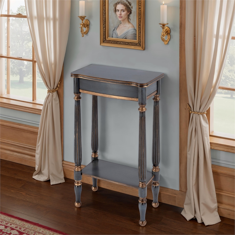 Butler Specialty Company Whitney 17.5 in. W Wood Console Table - Pastel Blue