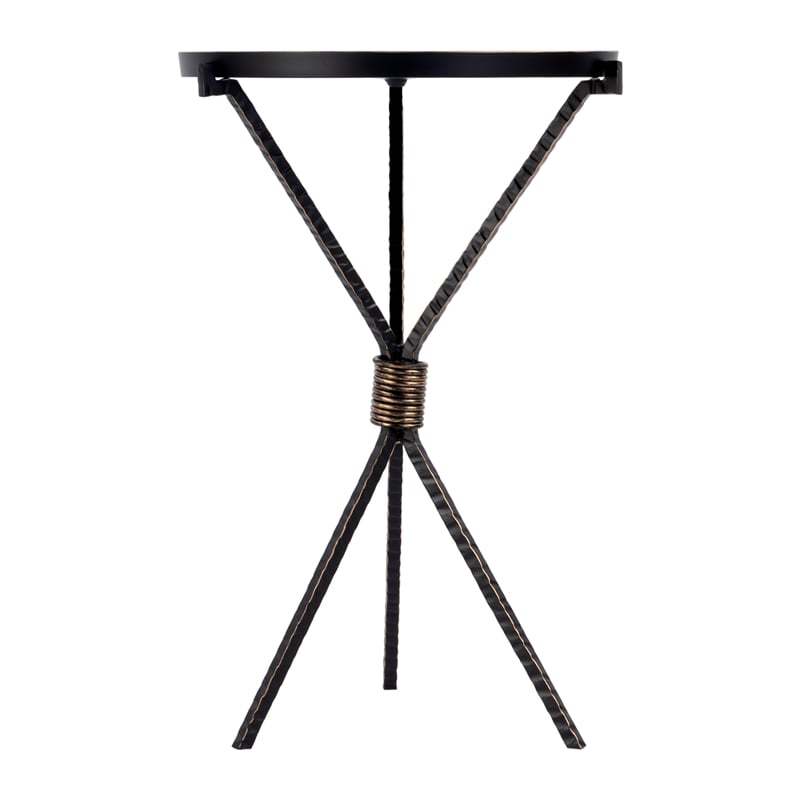 Butler Specialty Company Lucca 14 in. W Round Iron Side Table - Black