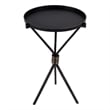Butler Specialty Company Lucca 14 in. W Round Iron Side Table - Black