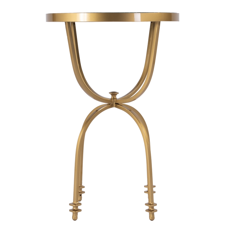 Butler Specialty Company Hager 16 in. W Round Marble Side Table - Green Marble