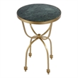 Butler Specialty Company Hager 16 in. W Round Marble Side Table - Green Marble
