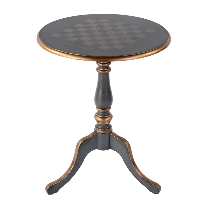 Butler Specialty Company Colbert 22 in. W Wood Game/Accent Table - Pastel Blue