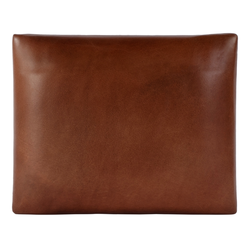 Butler Specialty Company Livingston 20 in. W Leather Accent Stool in Brown